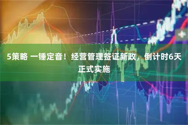 5策略 一锤定音!经营管理签证新政,倒计时6天正式实施